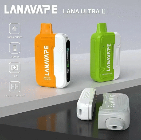 LANA Ultra II 16000口一次性電子煙 | 極致冰感 | 買3送主機