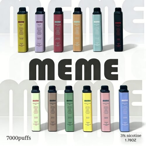 韓國 MEME 7000口拋棄式電子煙｜7000口長效續航 × K-Style棉芯穩定口感